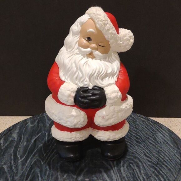 Ceramic Santa Hand Painted 9.5". Ch1C - Picture 1 of 6